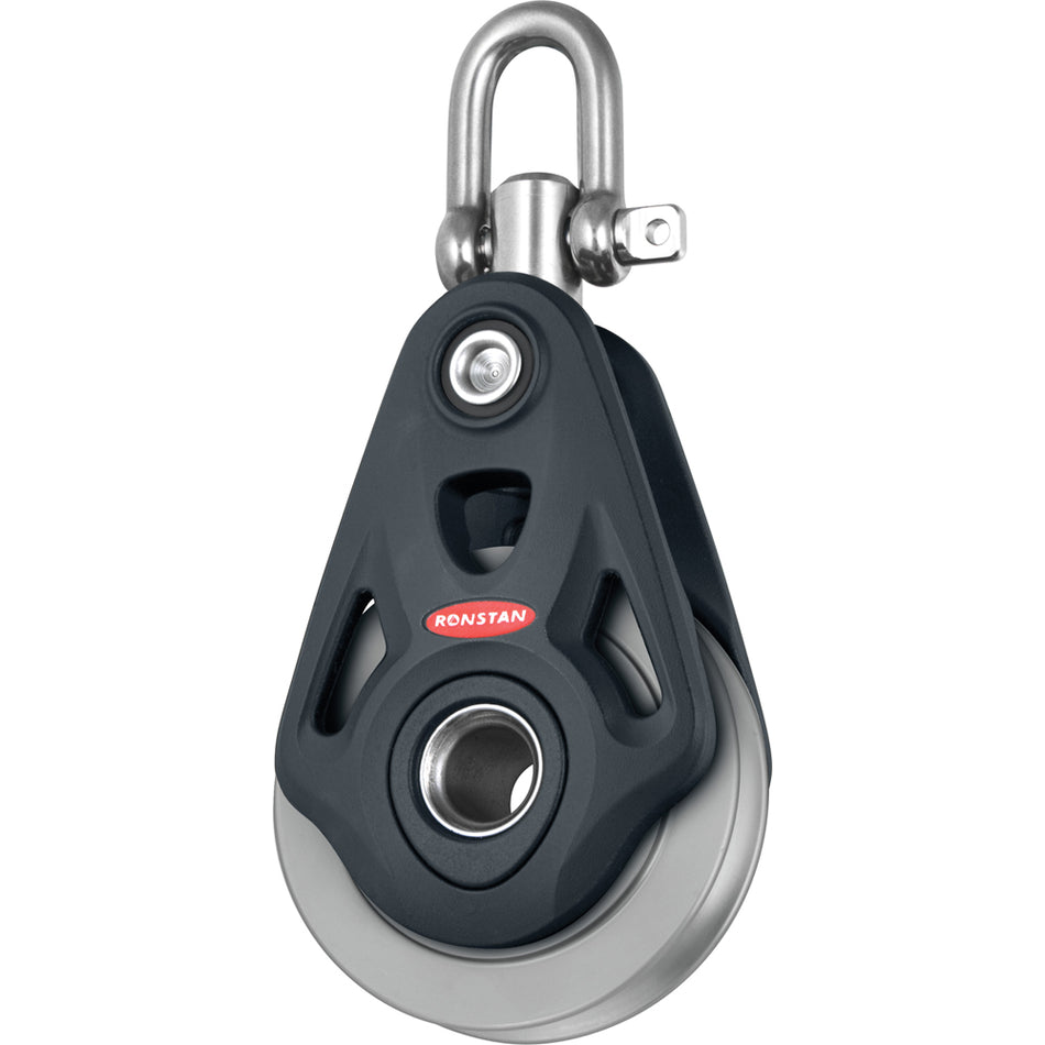 Ronstan Series 75 Core Block™ - Single - Aluminum Rope/Wire Sheave RF74100AW — Quality Boat Parts