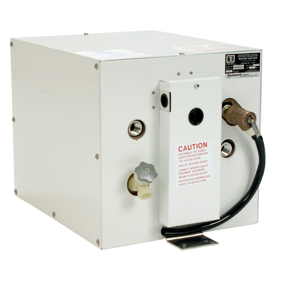Whale Seaward 6 Gallon Hot Water Heater w/Rear Heat Exchanger - White Epoxy - 120V - 1500W S600W — Quality Boat Parts