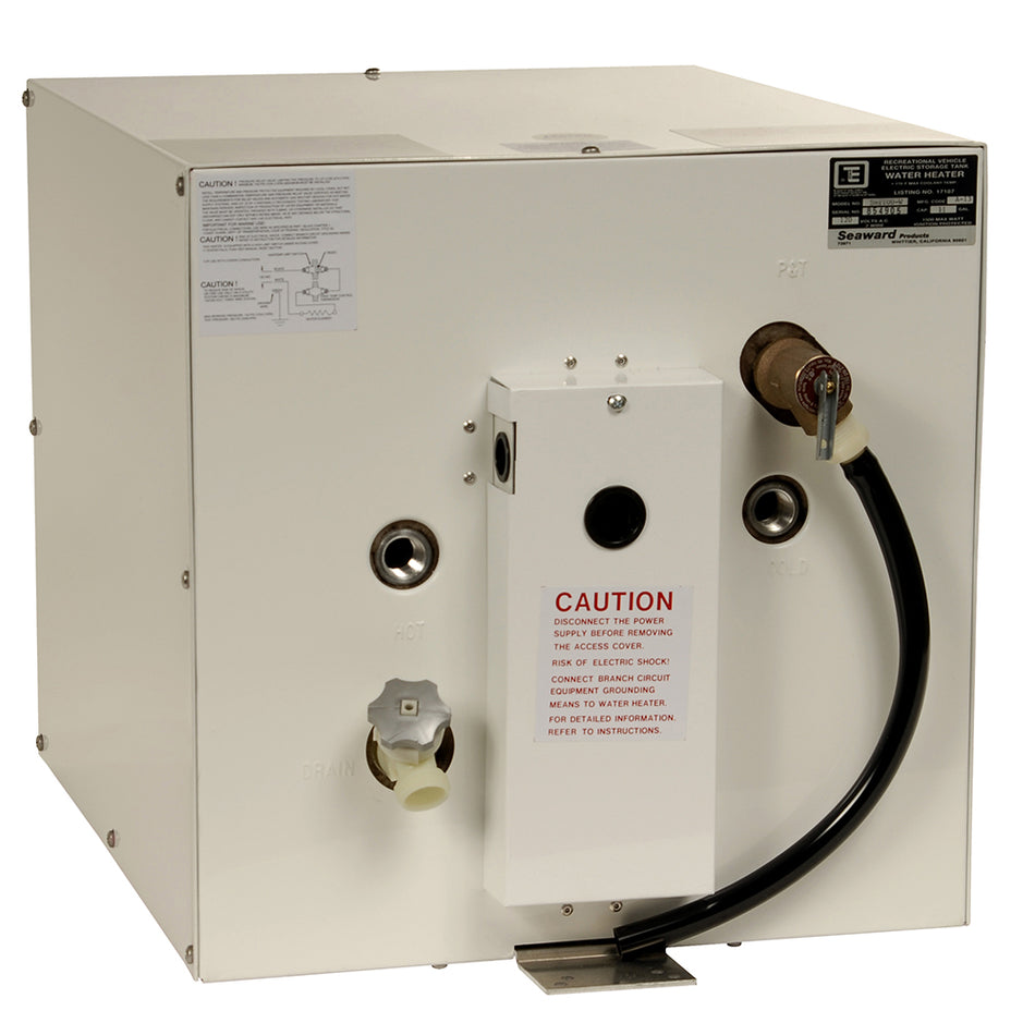 Whale Seaward 6 Gallon Hot Water Heater - White Epoxy - 240V - 3000W S650EW-3000 — Quality Boat Parts
