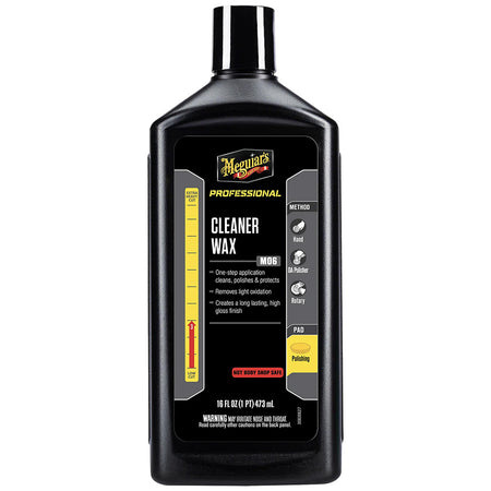 Meguiar's M6 Mirror Glaze® Cleaner Wax - 16oz M0616 — Quality Boat Parts