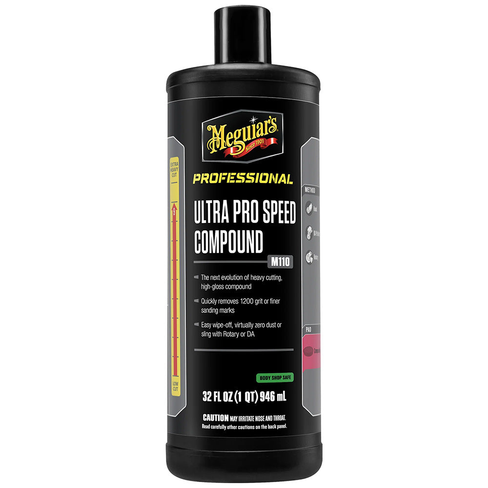 Meguiar's Mirror Glaze Ultra Pro Speed Compound - Heavy Cut, High Gloss - 32oz M11032 — Quality Boat Parts