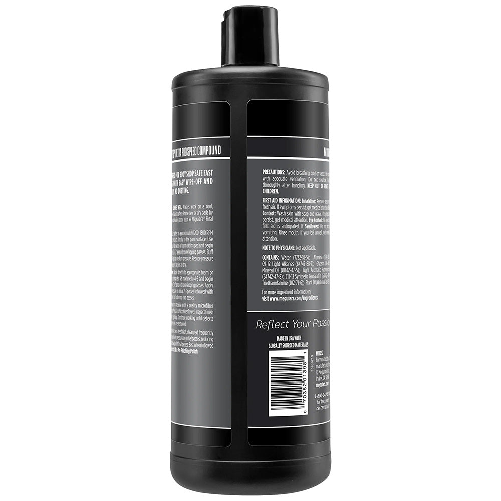 Meguiar's Mirror Glaze Ultra Pro Speed Compound - Heavy Cut, High Gloss - 32oz M11032 — Quality Boat Parts