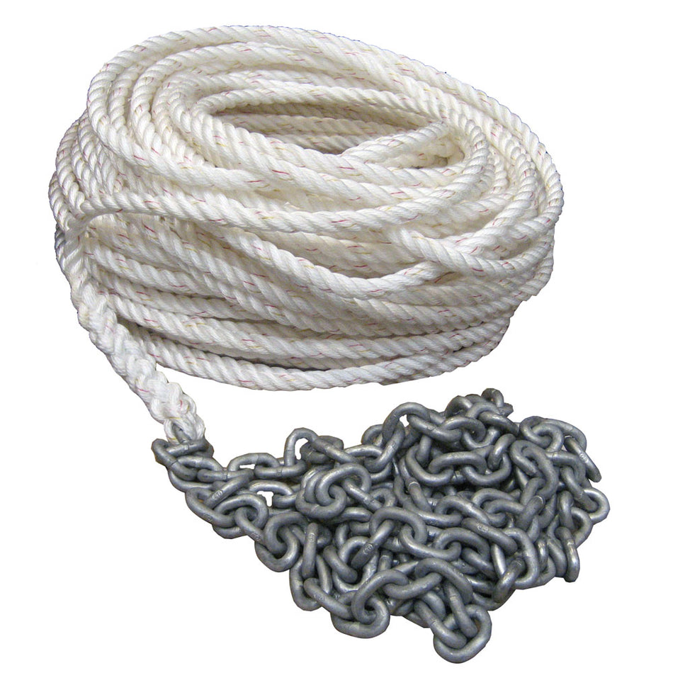Powerwinch 200' of 5/8" Rope 15' of 5/16 HT Chain Rode P10297 — Quality Boat Parts
