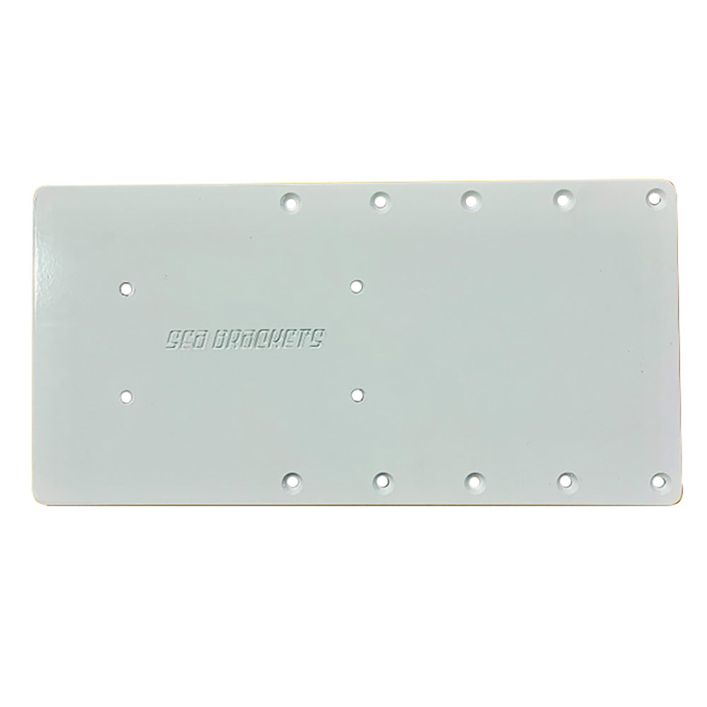 Sea Brackets 14" Straight Trolling Motor Plate f/Garmin's Kraken SEA2312 — Quality Boat Parts