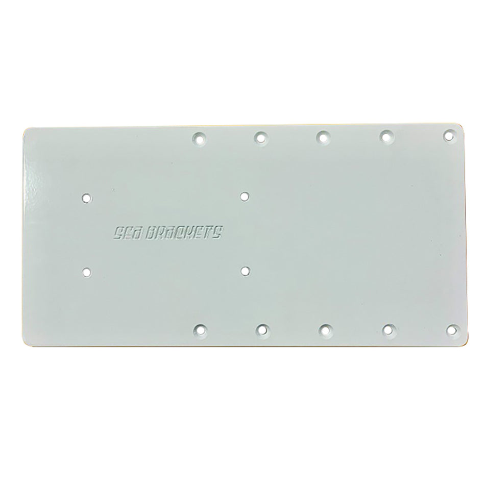 Sea Brackets 14" Straight Trolling Motor Plate f/Garmin's Kraken SEA2312 — Quality Boat Parts