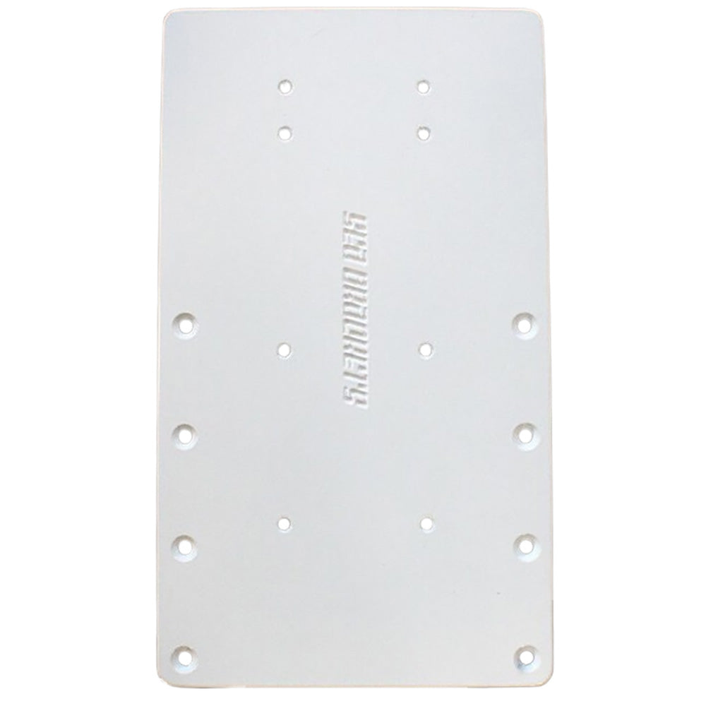 Sea Brackets 14" Straight Trolling Motor Plate SEA2322 — Quality Boat Parts