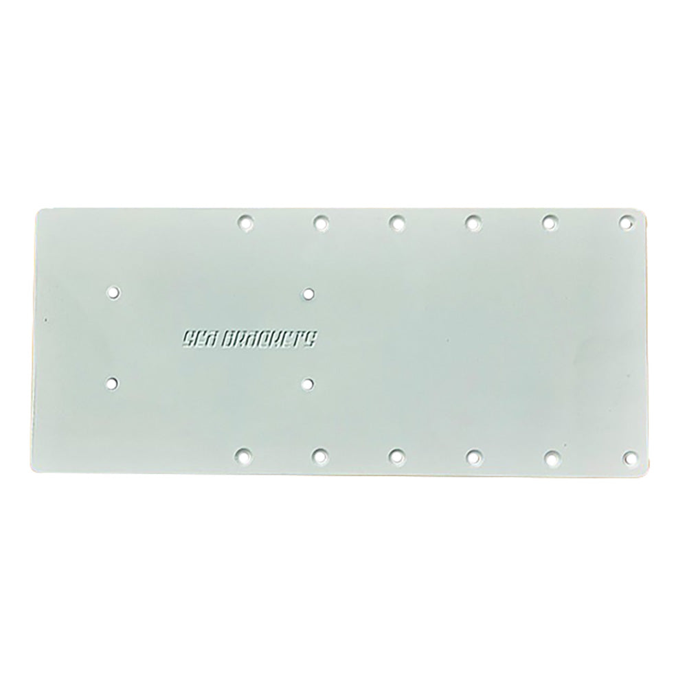 Sea Brackets 16" Straight Trolling Motor Plate f/Garmin's Kraken SEA2301 — Quality Boat Parts
