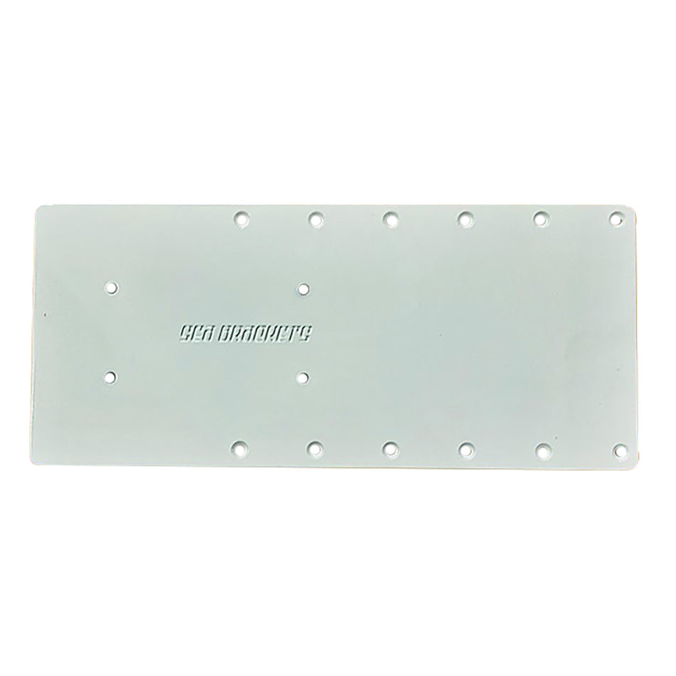 Sea Brackets 16" Straight Trolling Motor Plate f/Garmin's Kraken SEA2301 — Quality Boat Parts