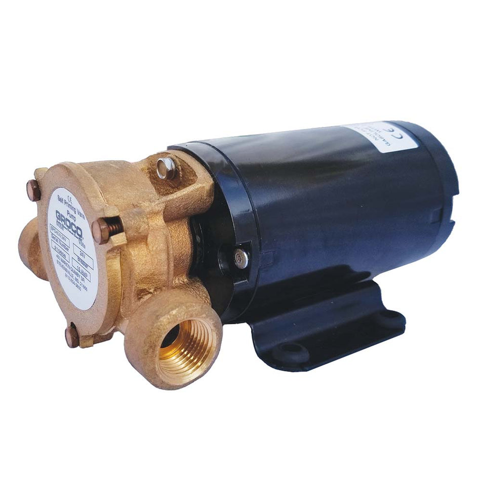 GROCO Commercial Duty Vane Pump - 12V SPO-80-N 12V — Quality Boat Parts