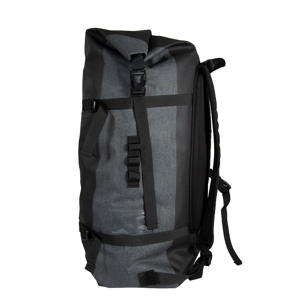 Ronstan Dry Roll Top - 55L Backpack - Black & Grey RF4014 — Quality Boat Parts