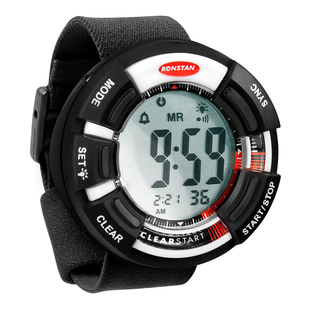 Ronstan Clear Start™ Race Timer - 65mm (2-9/16") - Black/White RF4050 — Quality Boat Parts