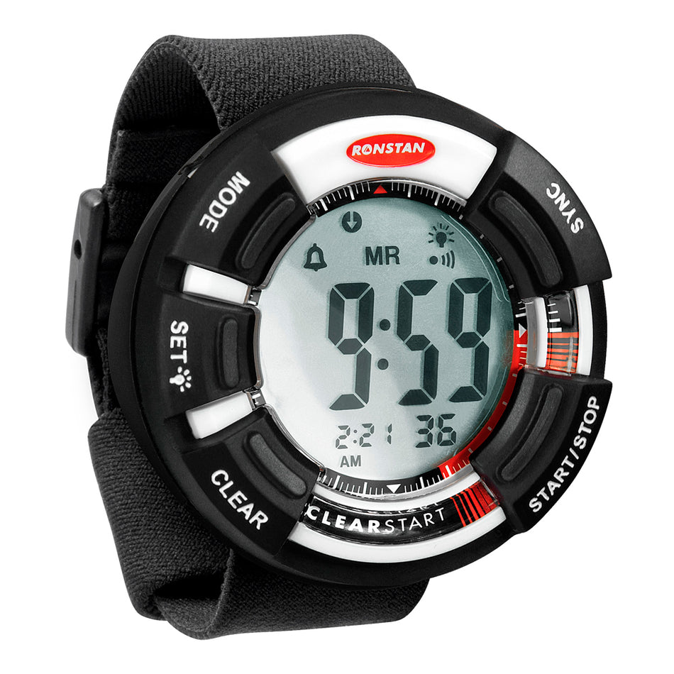 Ronstan Clear Start™ Race Timer - 65mm (2-9/16") - Black/White RF4050 — Quality Boat Parts
