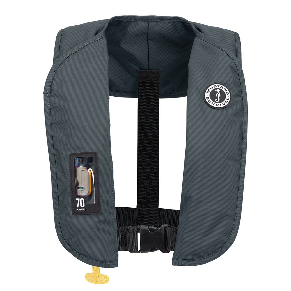 Mustang MIT 70 Manual Inflatable PFD - Admiral Grey MD4041-191-0-202 — Quality Boat Parts