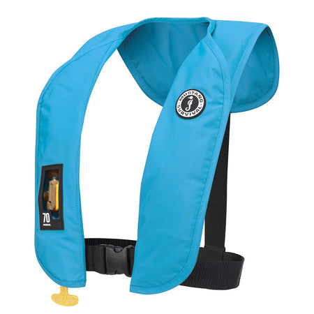 Mustang MIT 70 Manual Inflatable PFD - Azure (Blue) MD4041-268-0-202 — Quality Boat Parts