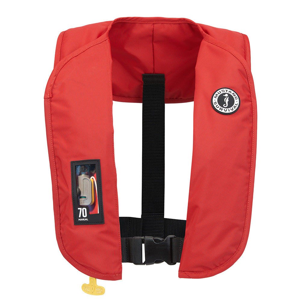 Mustang MIT 70 Manual Inflatable PFD - Red MD4041-4-0-202 — Quality Boat Parts