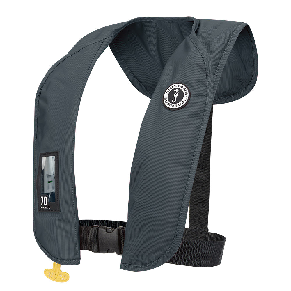 Mustang MIT 70 Automatic Inflatable PFD - Admiral Gray MD4042-191-0-202 — Quality Boat Parts