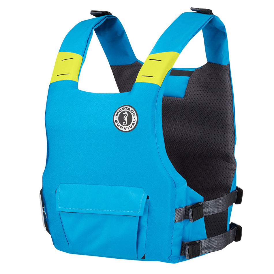 Mustang Khimera Dual Flotation PFD - Azure Blue - Manual MD7183-268-202 — Quality Boat Parts