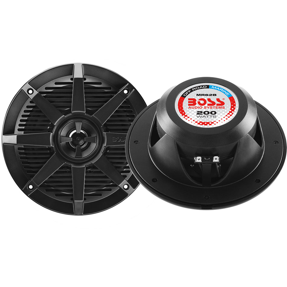 Boss Audio 6.5" MR62B Speaker - Black - 200W MR62B — Quality Boat Parts