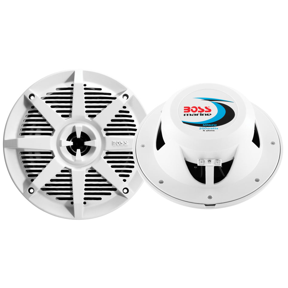 Boss Audio 6.5" MR62W Speaker - White - 200W MR62W — Quality Boat Parts