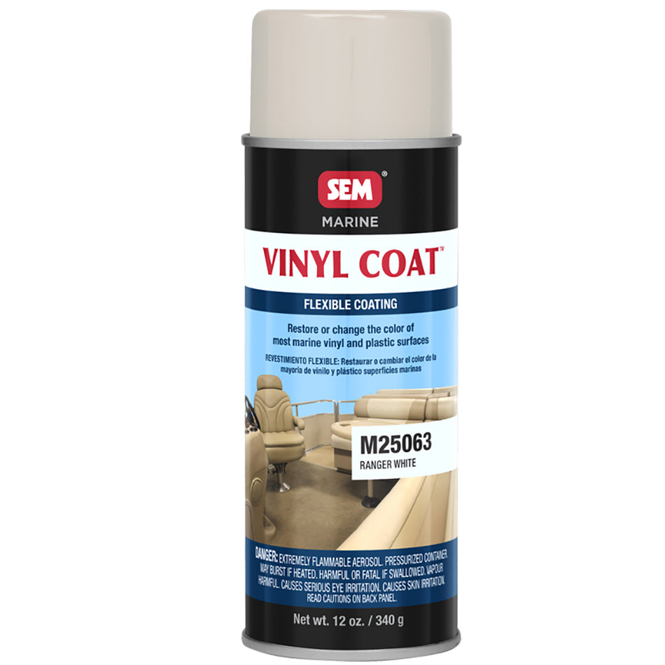 SEM Vinyl Coat™ - Ranger White - 12oz M25063 — Quality Boat Parts