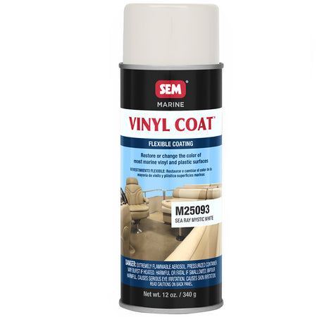 SEM Vinyl Coat™ - Sea Ray Mystic White - 12oz M25093 — Quality Boat Parts