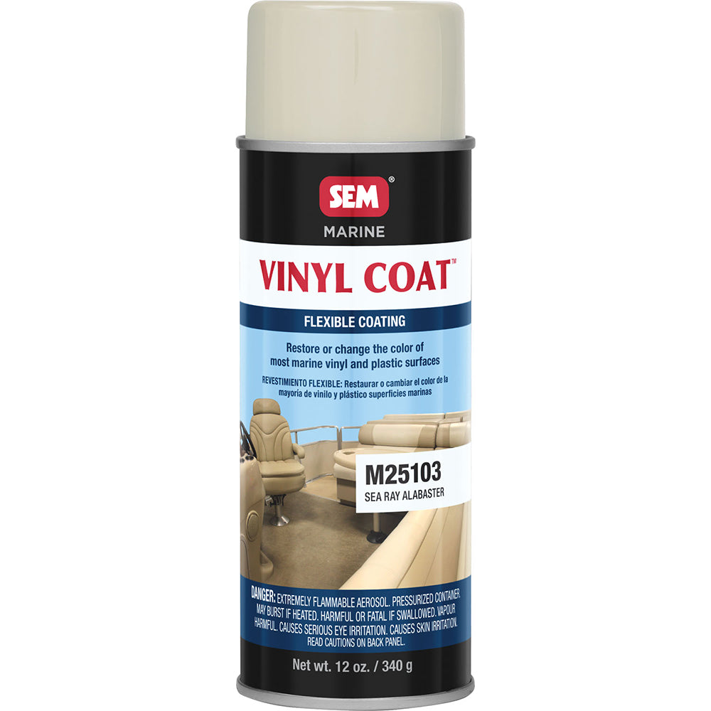 SEM Vinyl Coat™ - Sea Ray Alabaster - 12oz M25103 — Quality Boat Parts