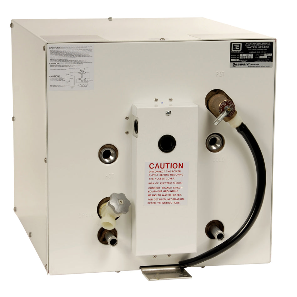 Whale Seaward 11 Gallon Hot Water Heater w/ Front Heat Exchanger - White Epoxy - 120V - 1500W F1100W — Quality Boat Parts