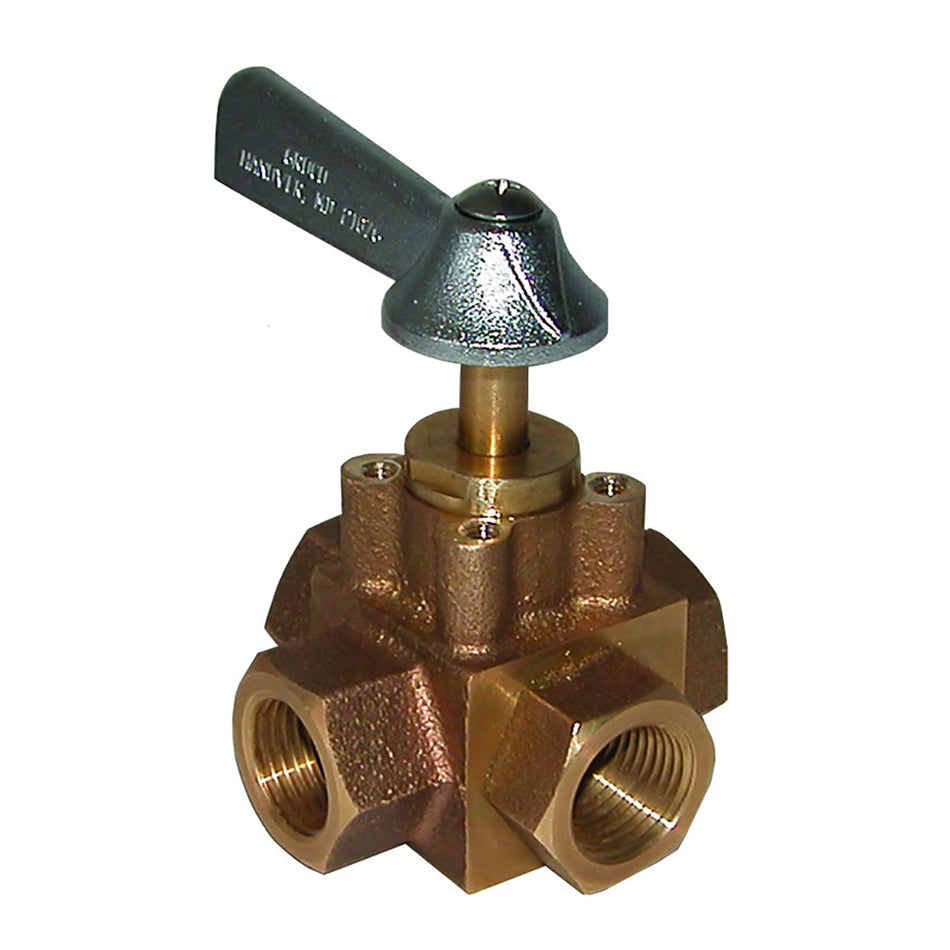 GROCO 1/2" 4-Port Tank Selector Valve FV-450-X — Quality Boat Parts
