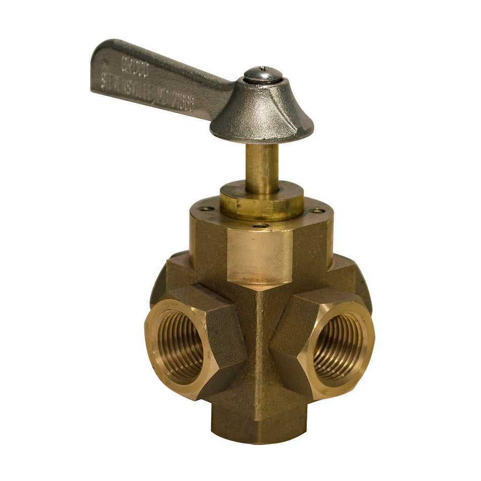GROCO 1/2" 5-Port Tank Selector Valve FV-550-L — Quality Boat Parts