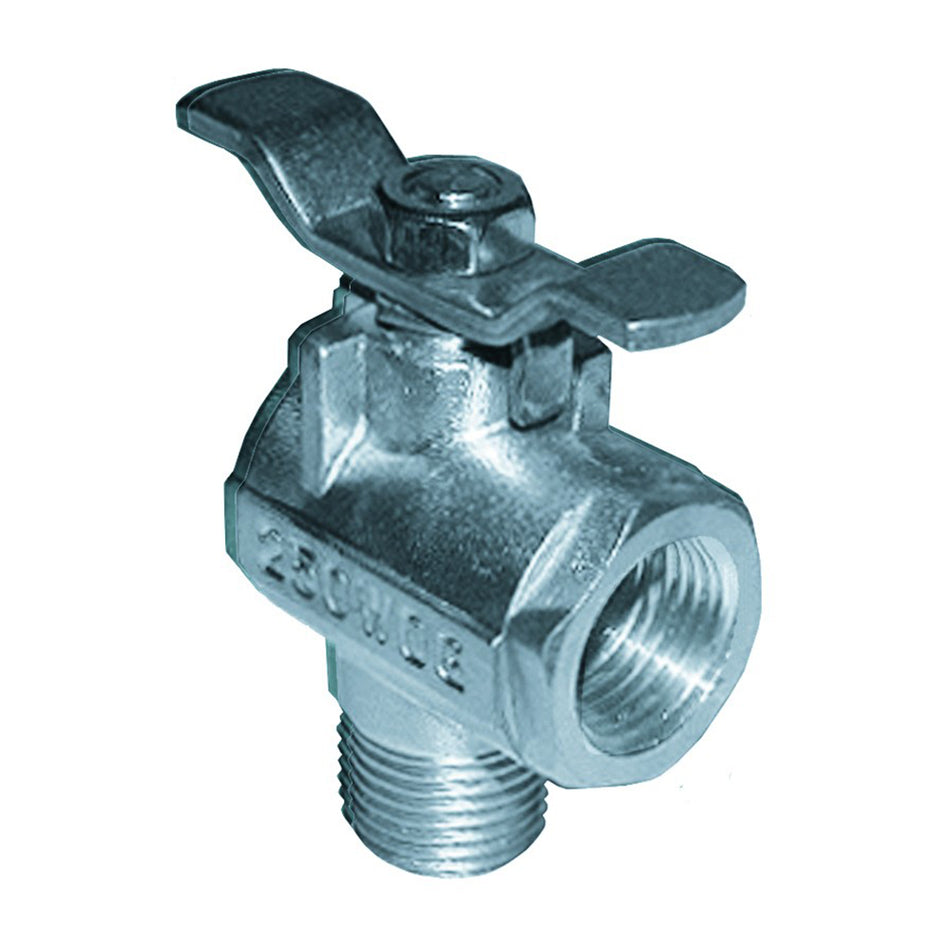 GROCO 1/2" NPT 90° Stainless Steel Fuel Valve FV-590-S — Quality Boat Parts