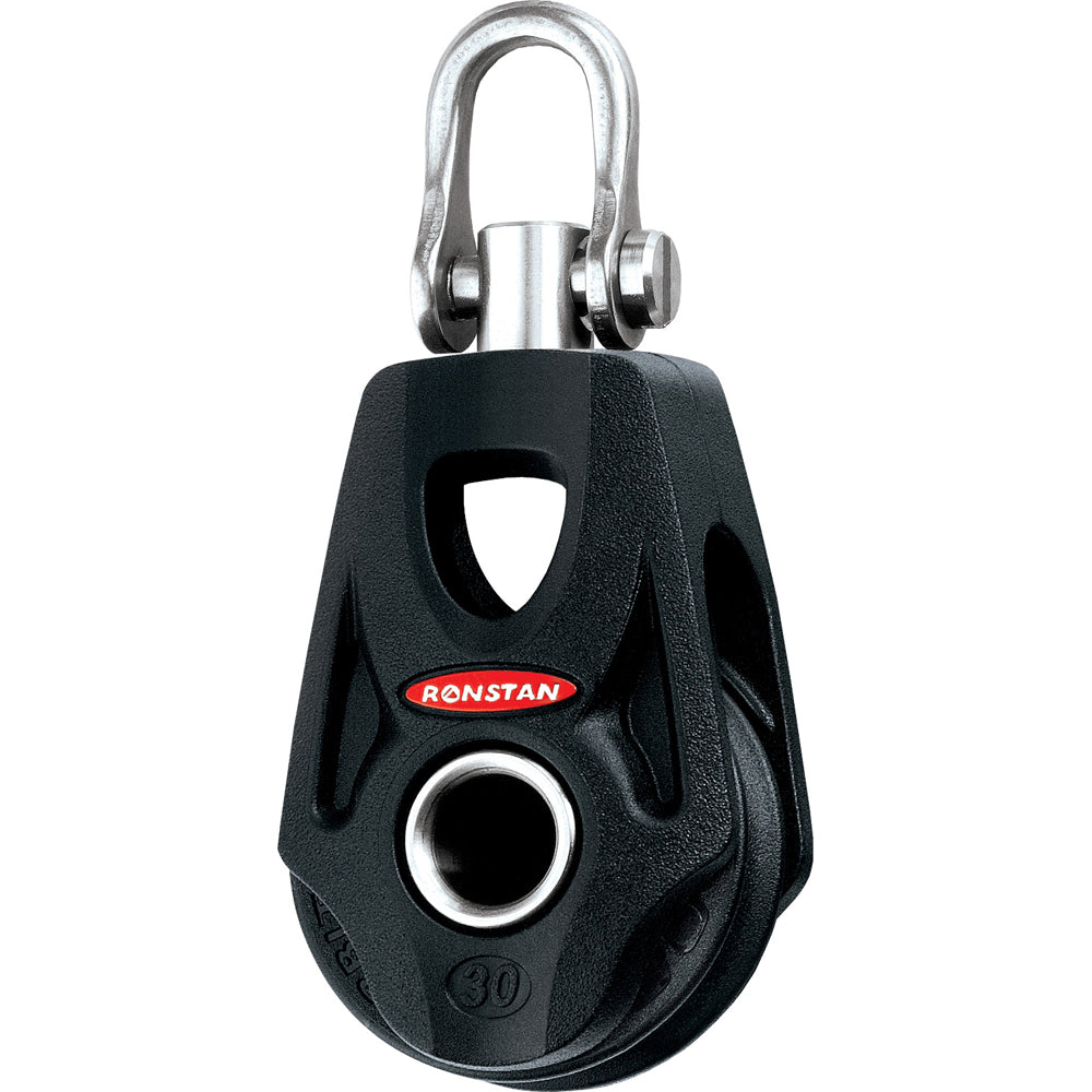Ronstan Series 30 Ball Bearing Orbit Block™ - Single - Becket - Swivel Shackle Head RF35100 — Quality Boat Parts