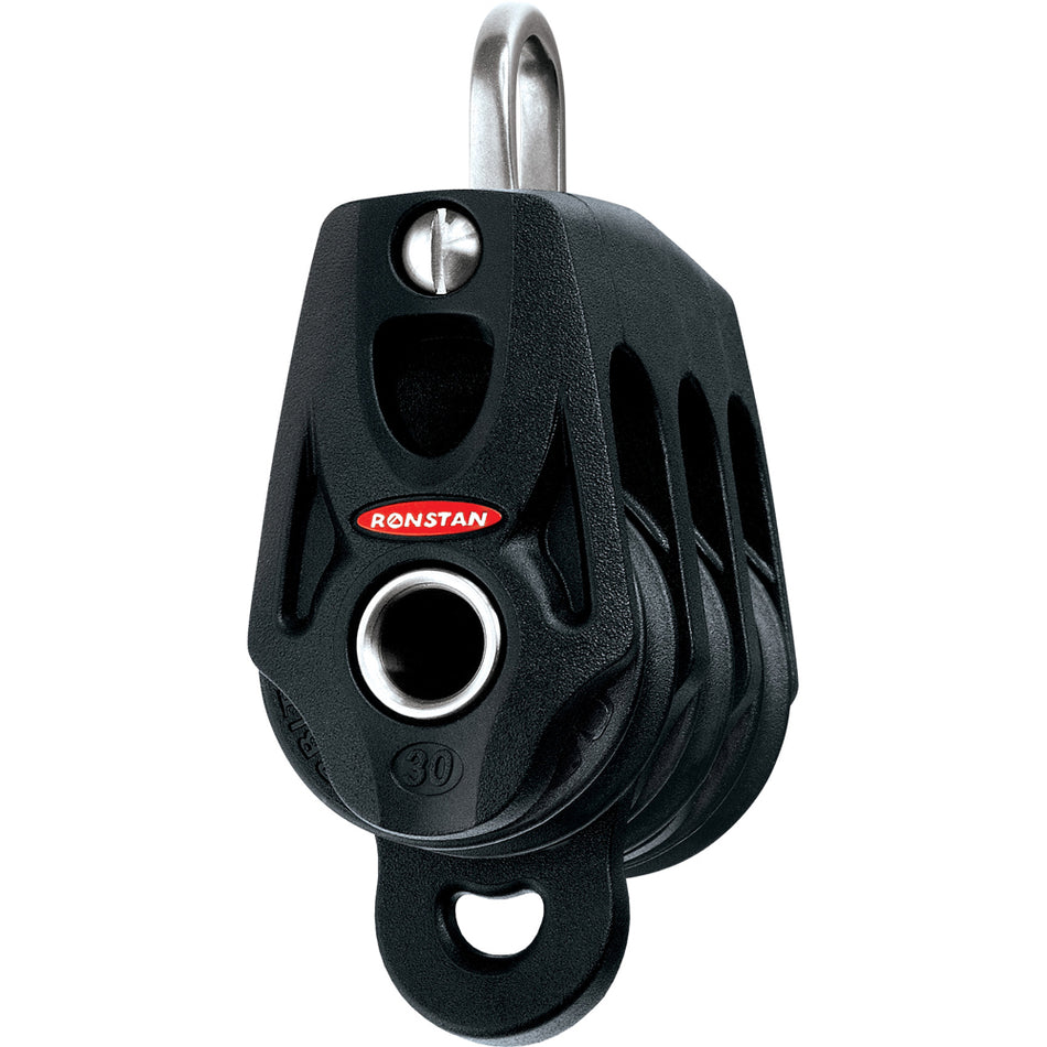 Ronstan Series 30 Ball Bearing Orbit Block - Triple - Becket RF35312 — Quality Boat Parts