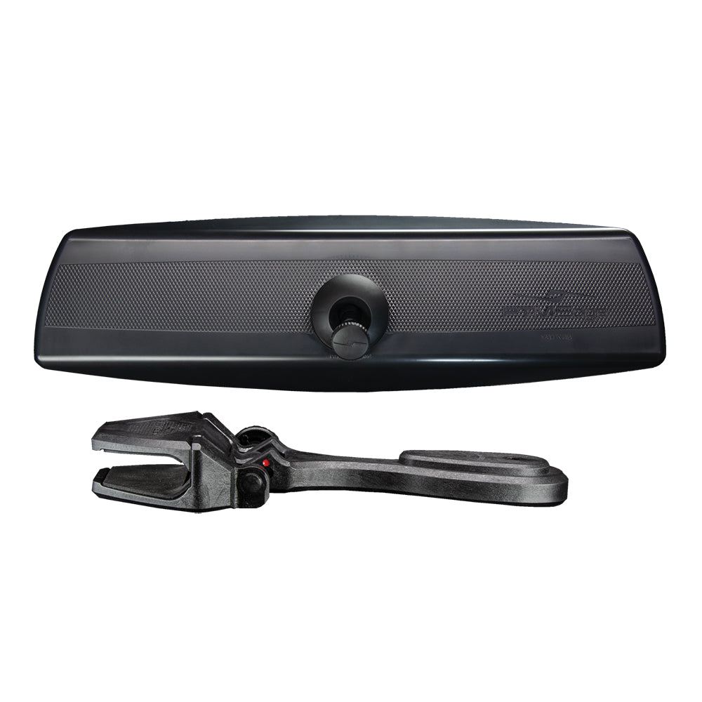 PTM Edge Mirror/Bracket Kit w/VR-140 PRO Mirror & CFR-200 (Black) P12848-250 — Quality Boat Parts