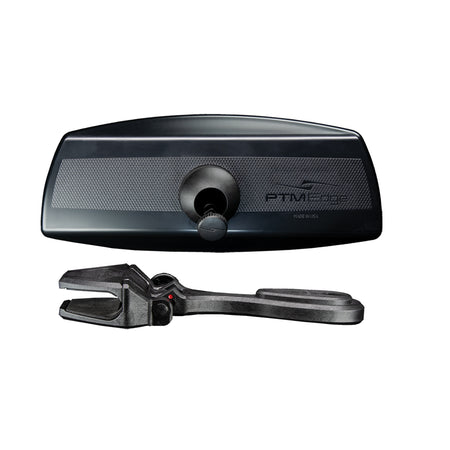 PTM Edge Mirror/Bracket Kit w/VR-100 PRO Mirror & CFR-200 (Black) P12848-350 — Quality Boat Parts