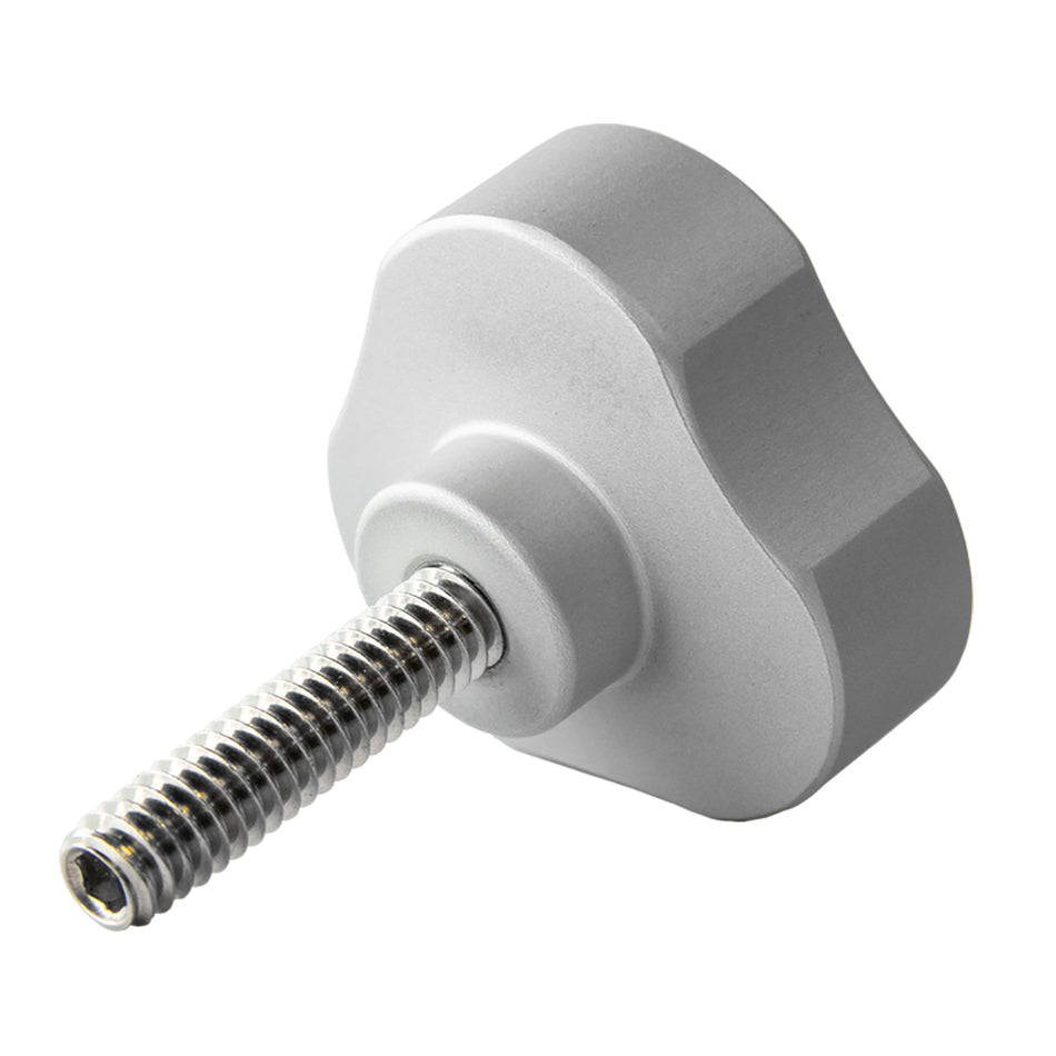PTM Edge KNB-17 Replacement Knob f/UCX-17 PRO Mirror - Silver P13157-105 — Quality Boat Parts