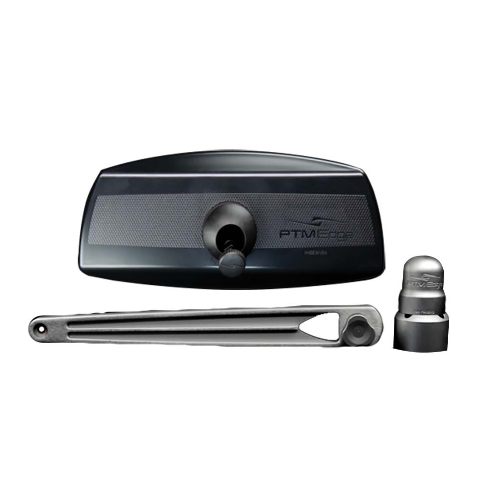 PTM Edge UCX-17 PRO Pontoon Mirror/Bracket Kit - Titanium Grey P13157-170TEBGR — Quality Boat Parts