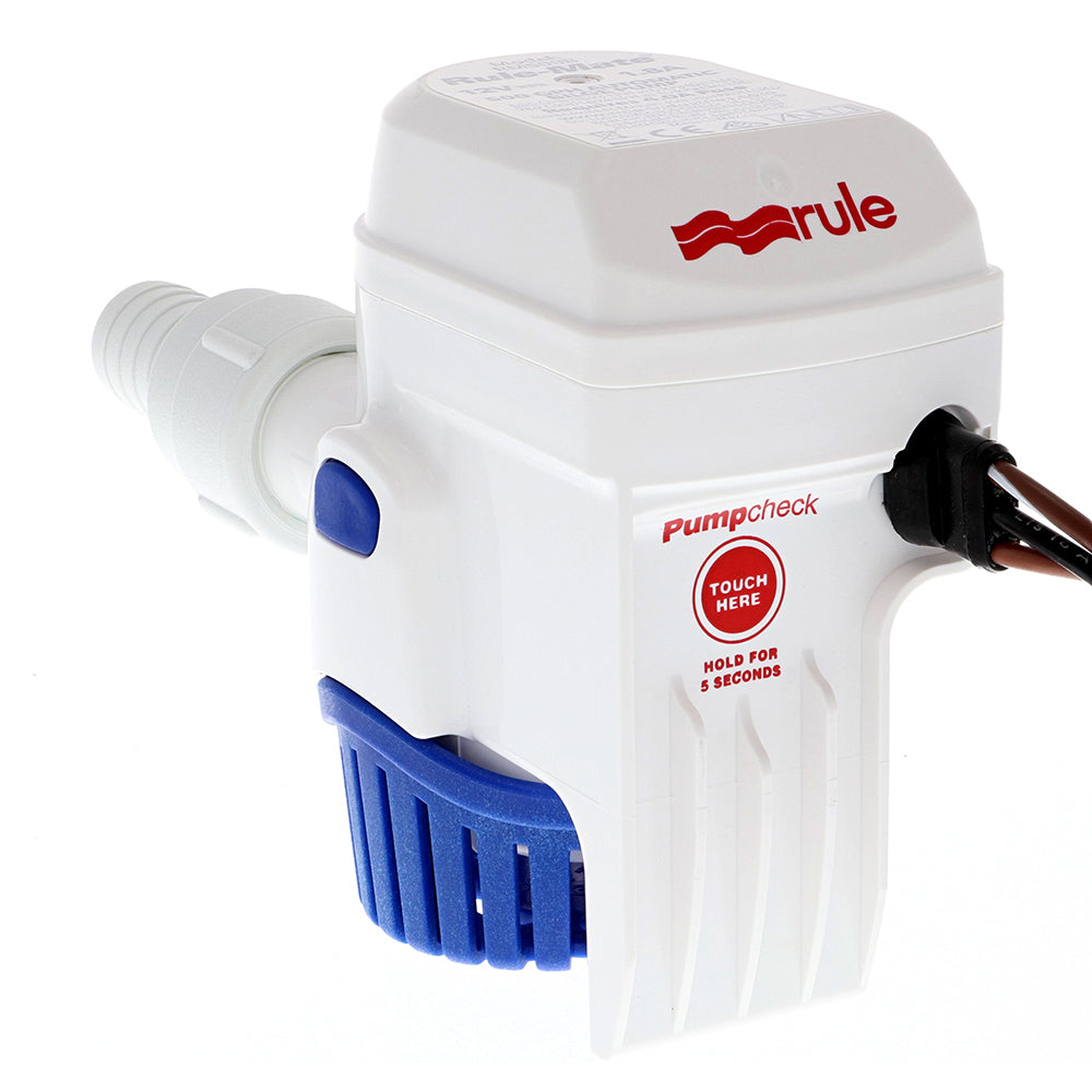 Rule Rule-Mate® 500 Fully Automated Bilge Pump - 12V RM500B — Quality Boat Parts