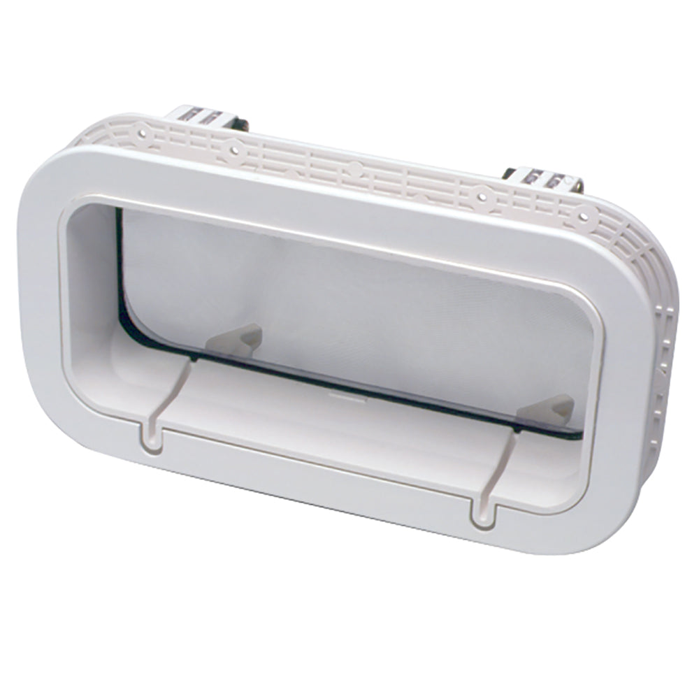 Beckson Drain Port - 4" x 14" x 1"-Depth - White/Clear PO414DWC-10 — Quality Boat Parts