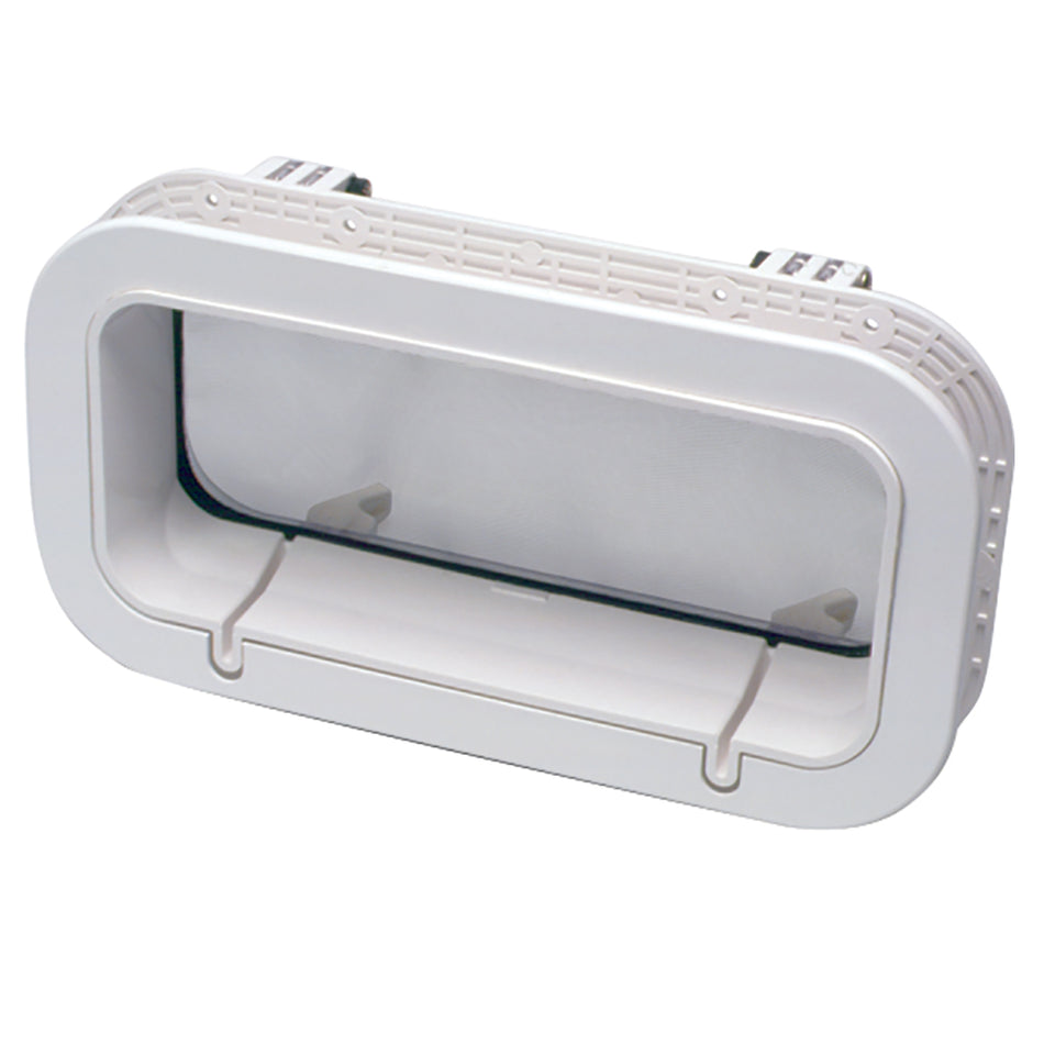 Beckson Drain Port - 4" x 14" x 1"-Depth - White/Clear PO414DWC-10 — Quality Boat Parts