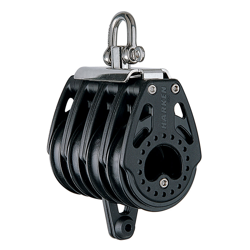 Harken 57mm Quad Block Swivel, Center Becket HSB380 — Quality Boat Parts