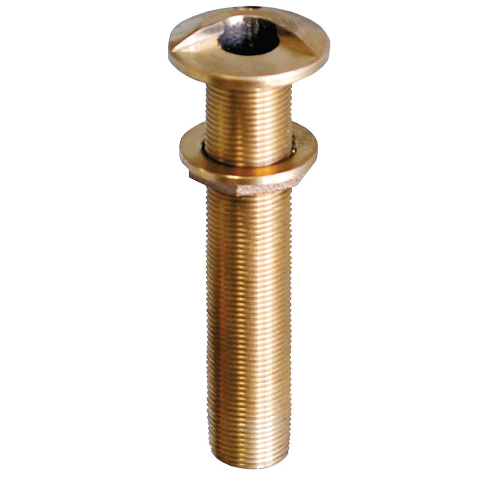 GROCO 3/4" Bronze Extra Long High Speed Thru-Hull Fitting w/Nut HSTHXL-750-W — Quality Boat Parts