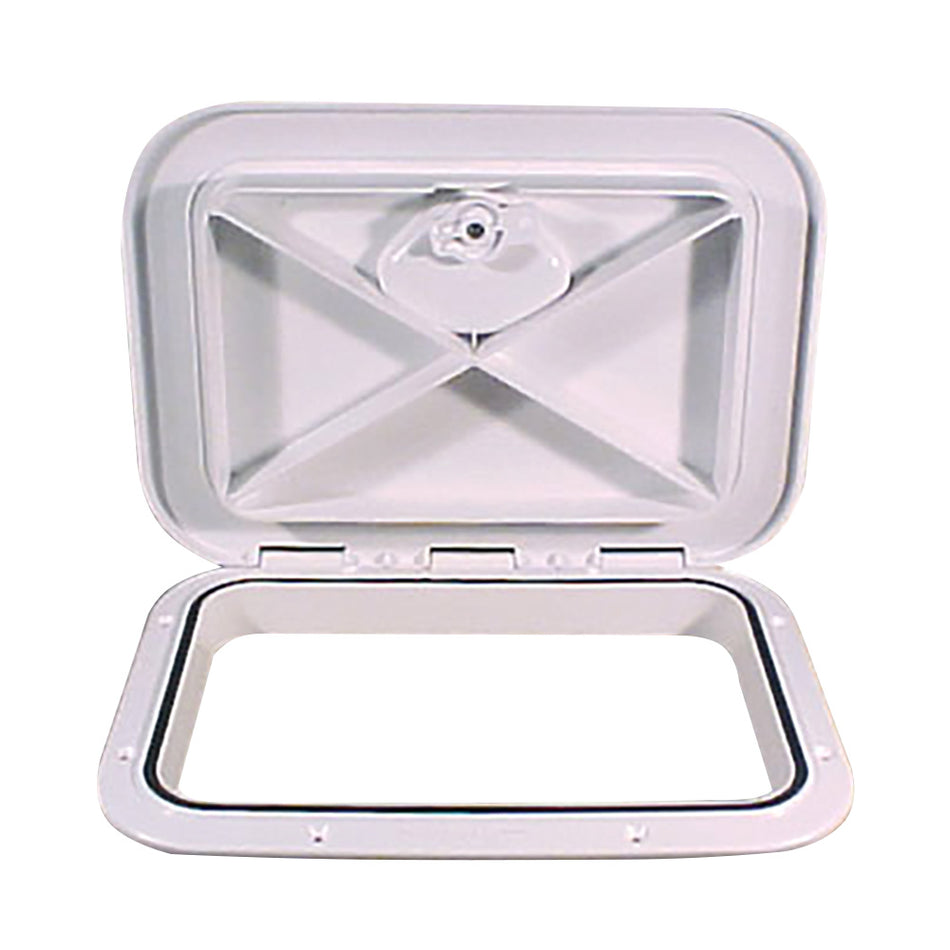 Beckson 11" x 15" Flush Hatch White - ASA Material - Acrylonitrile Styrene Acrylate HT1115AW — Quality Boat Parts