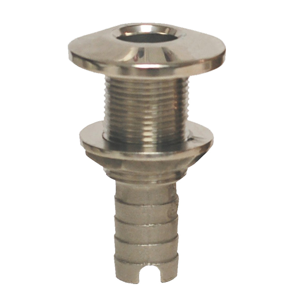 GROCO Stainless Steel Hose Barb Thru-Hull Fitting - 2" HTH-2000-S — Quality Boat Parts