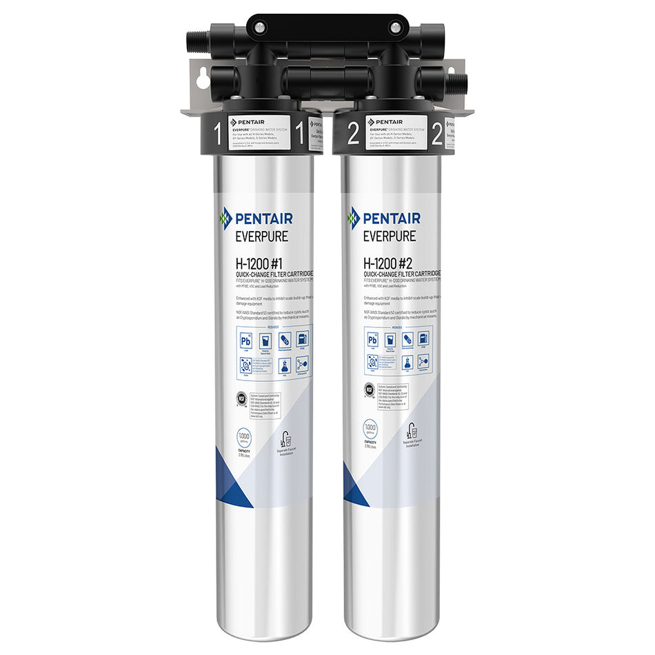 Shurflo by Pentair Everpure H-1200 Two-Stage Drinking Water System EV928200 — Quality Boat Parts