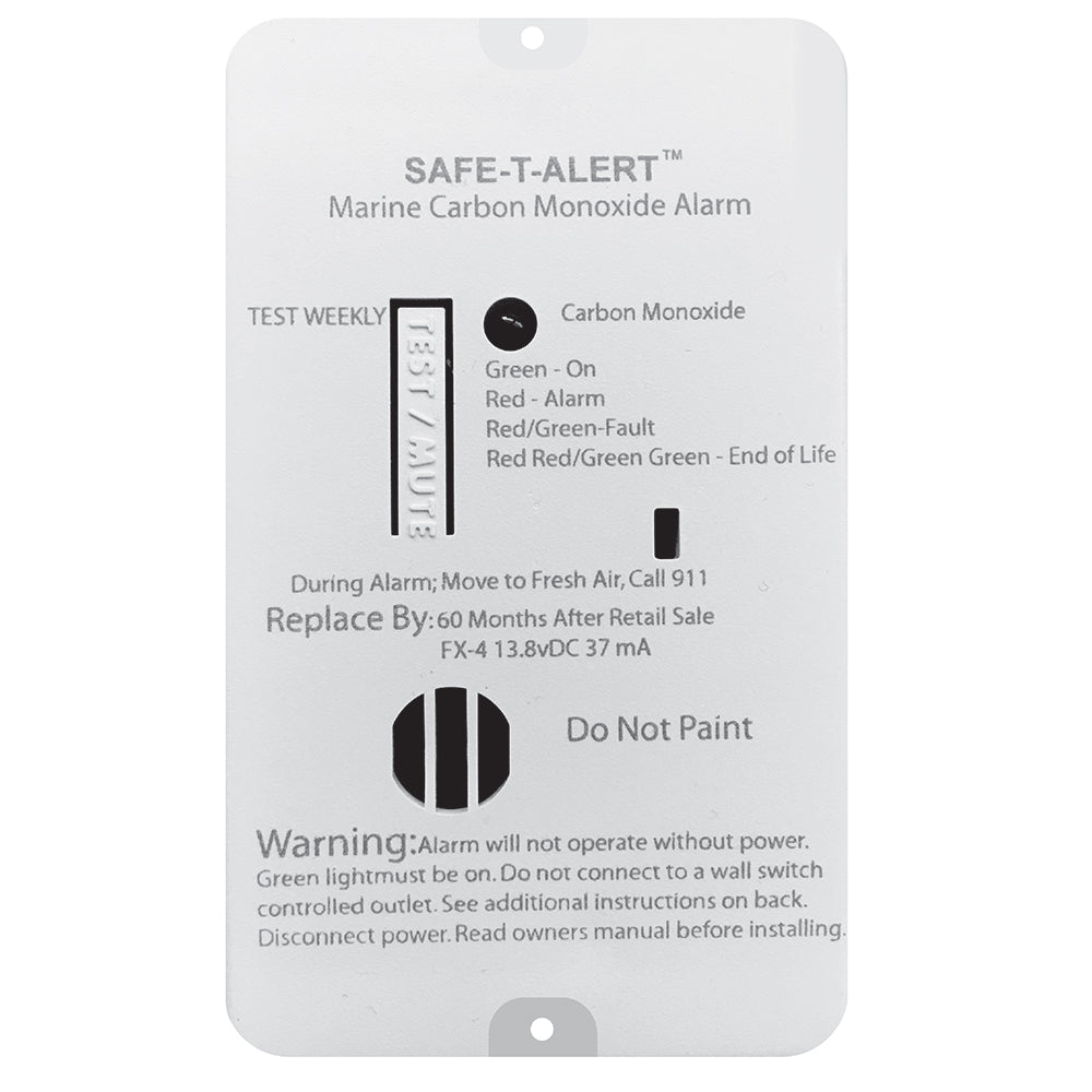 Safe-T-Alert FX-4 Carbon Monoxide Alarm FX-4 — Quality Boat Parts