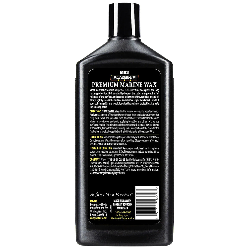 Meguiar's Flagship Premium Marine Wax - 16oz M6316 — Quality Boat Parts