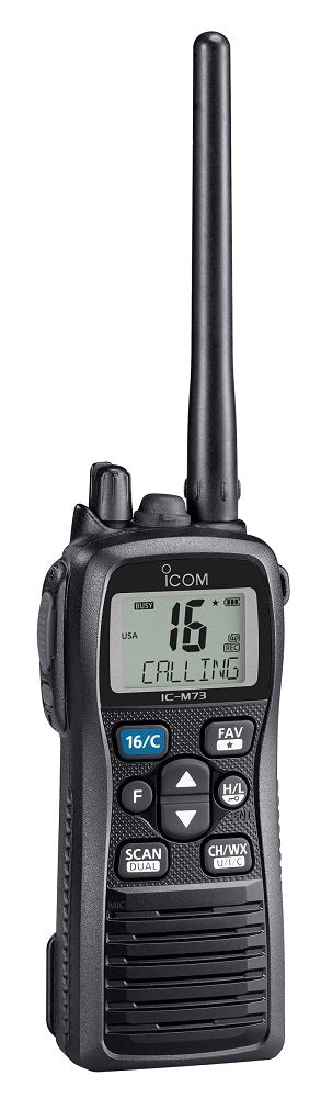 Icom M73 Plus Hand Held VHF M73 Plus 71 USA — Quality Boat Parts