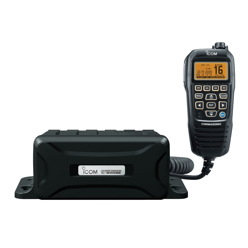 Icom M400BB Black Box VHF With HM195 Black M400BB — Quality Boat Parts