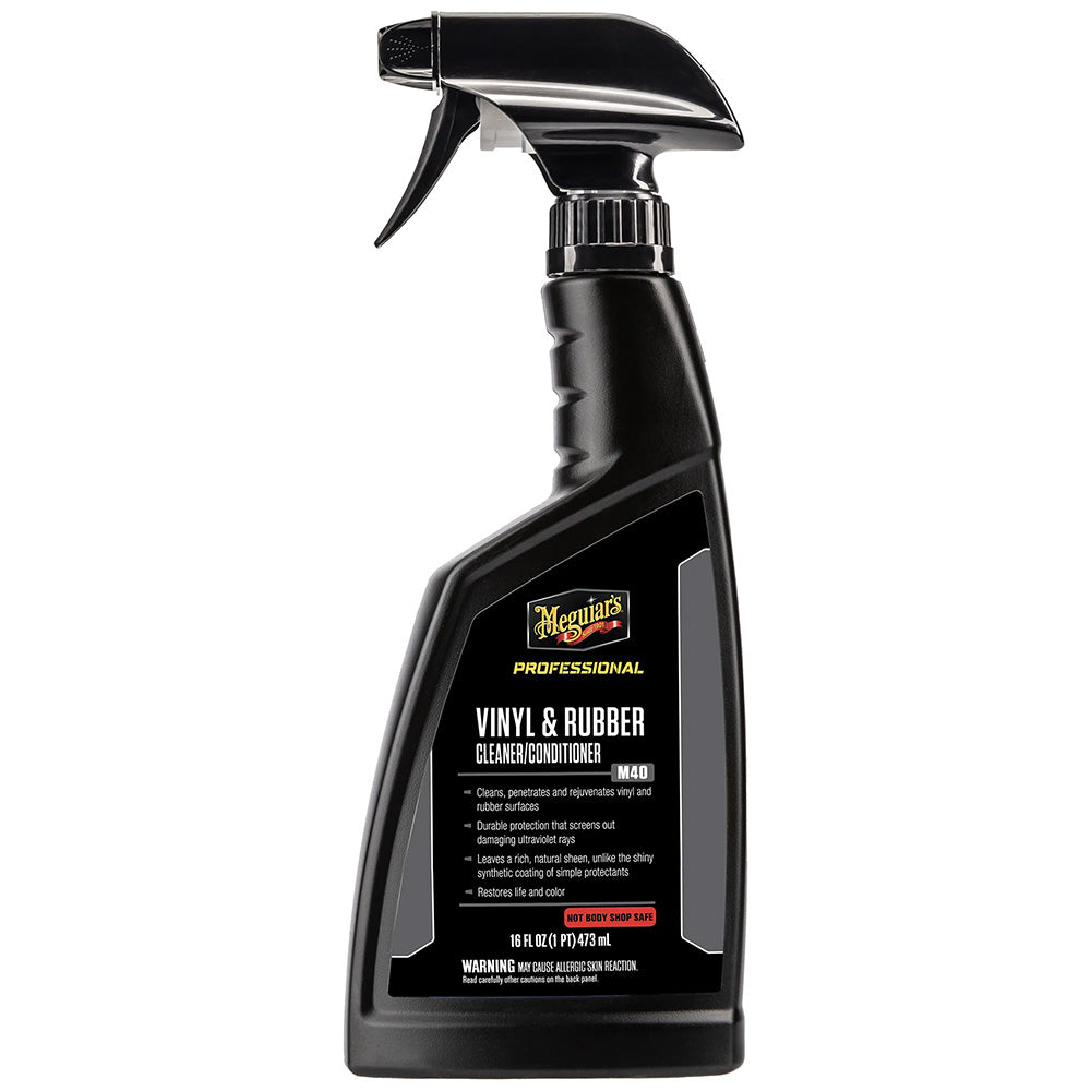 Meguiar's M40 Mirror Glaze Vinyl & Rubber Cleaner & Conditioner - 16oz M4016 — Quality Boat Parts