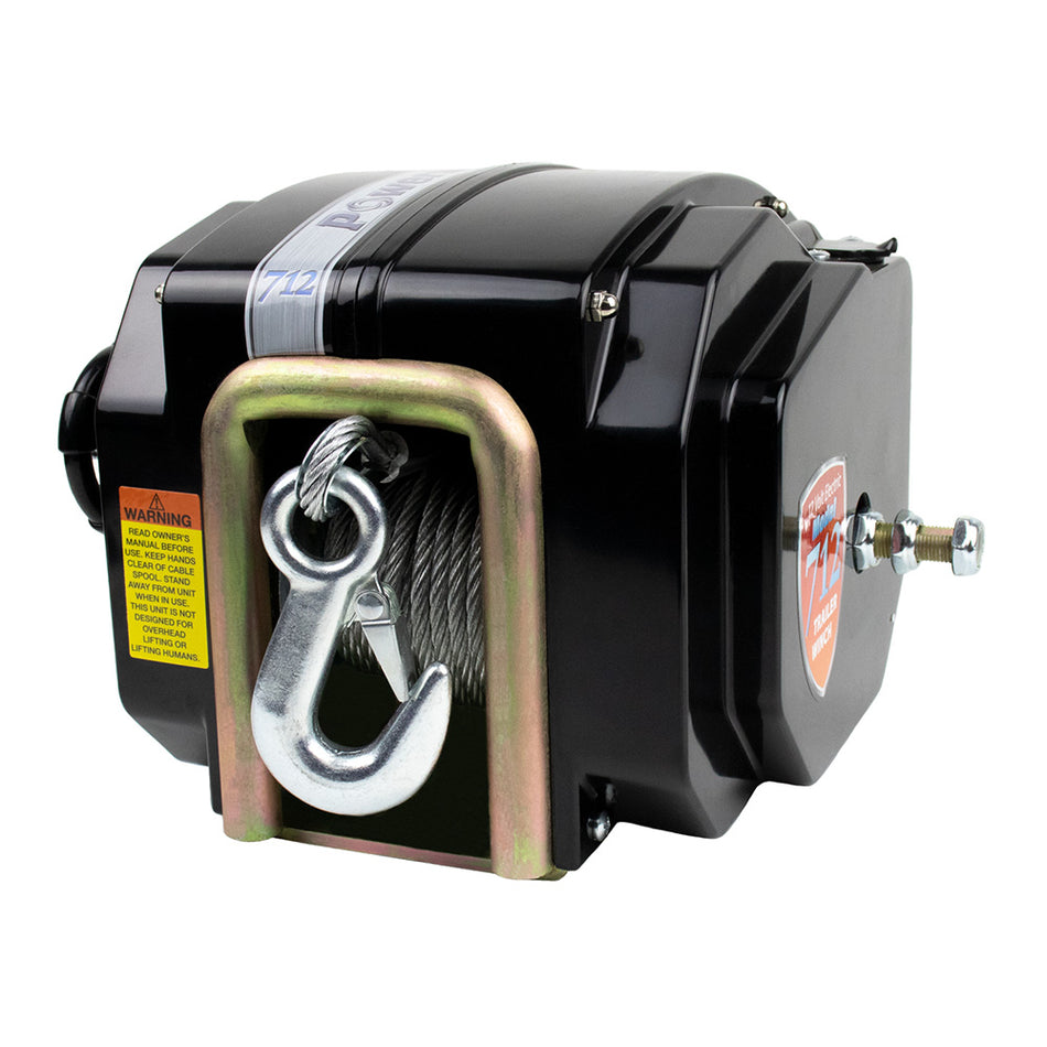 Powerwinch 712A Trailer Winch w/20' Strap P77712-S — Quality Boat Parts